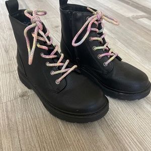 Kids Black Boots